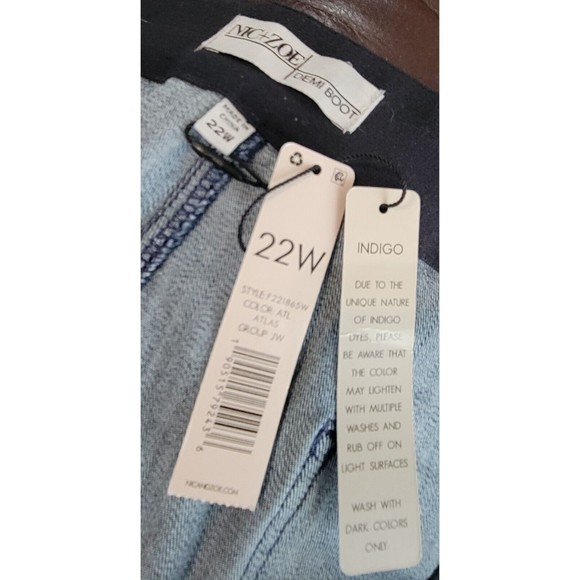 Rachel + Zoe Demi Boot Jeans Plus Size 22W Atlas NWT A‎ - Picture 8 of 8